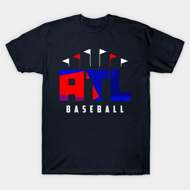 ATL Baseball Ballpark T-Shirt by funandgames